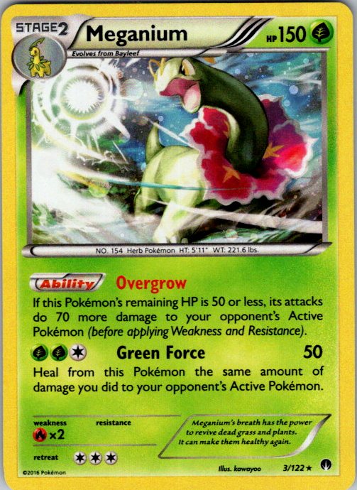 Meganium - 3/122 (Cosmos Holo)