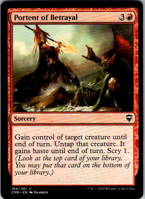 Portent of Betrayal