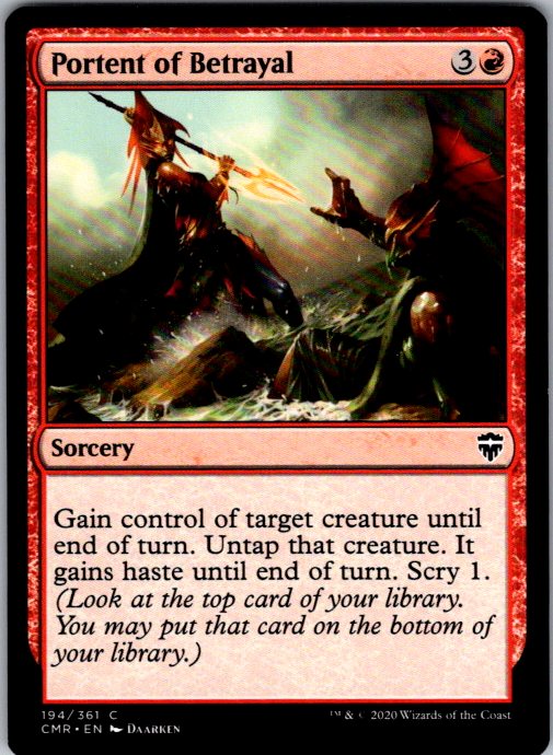 Portent of Betrayal
