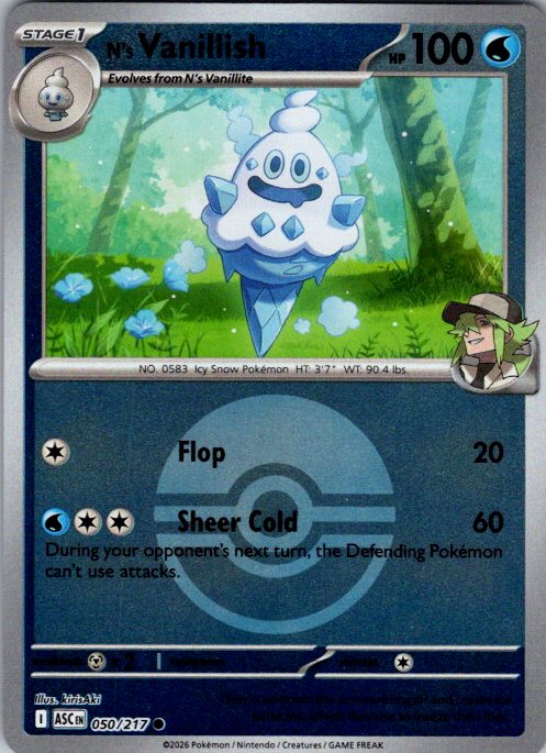 N's Vanillish (Poke Ball)