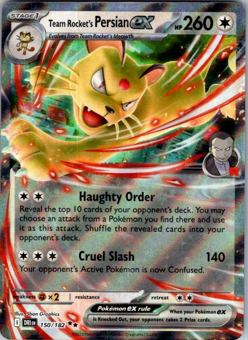 Team Rocket's Persian ex - 150/182