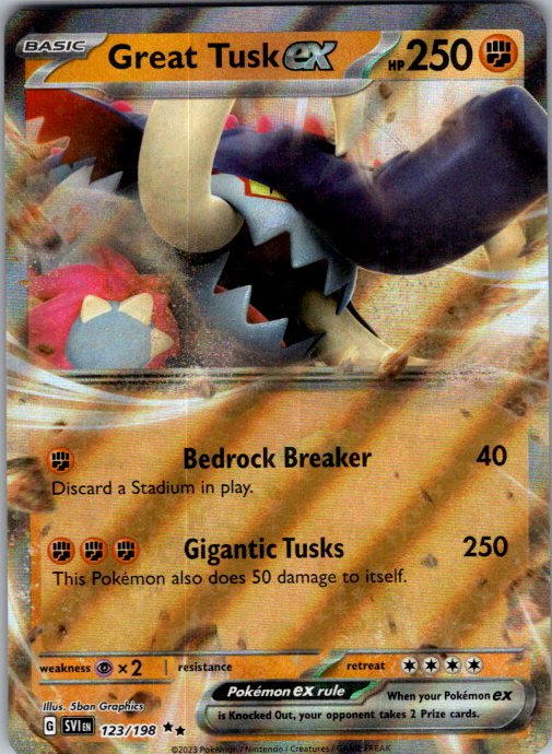 Great Tusk ex - 123/198