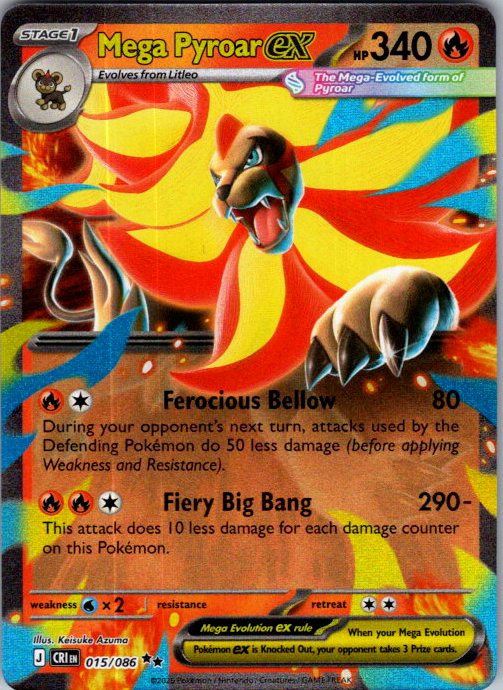 Mega Pyroar ex - 015/086