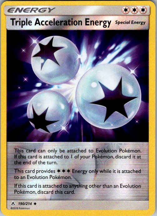 Triple Acceleration Energy