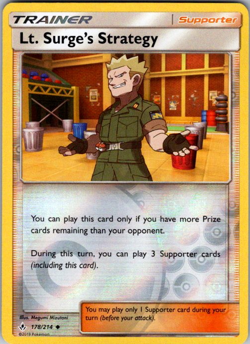 Lt. Surge's Strategy