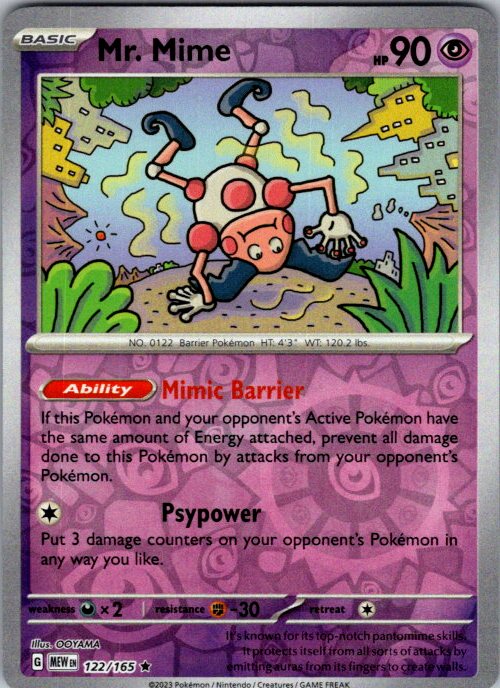 Mr. Mime - 122/165