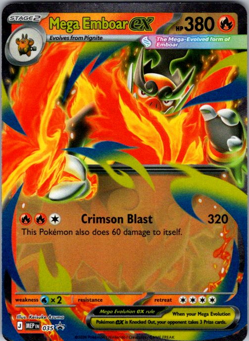 Mega Emboar ex - 035