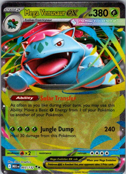 Mega Venusaur ex - 003/132