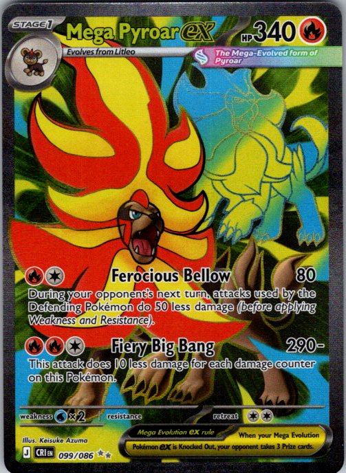 Mega Pyroar ex - 099/086