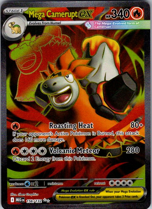 Mega Camerupt ex - 156/132