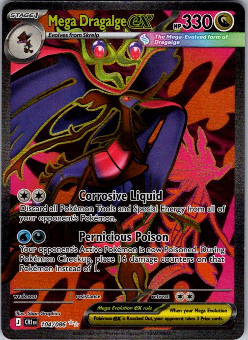 Mega Dragalge ex - 104/086