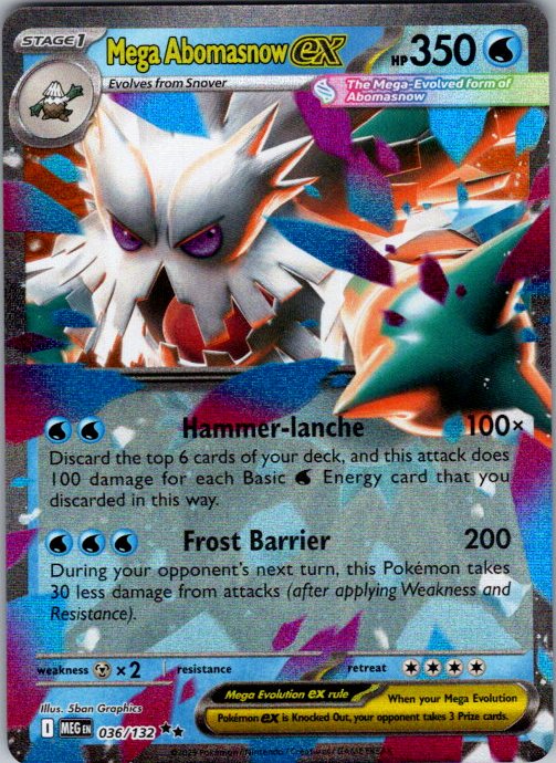 Mega Abomasnow ex - 036/132