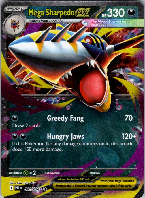 Mega Sharpedo ex - 061/094