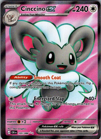 Cinccino ex - 105/086