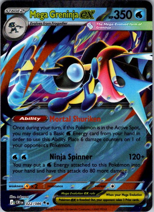 Mega Greninja ex - 022/086