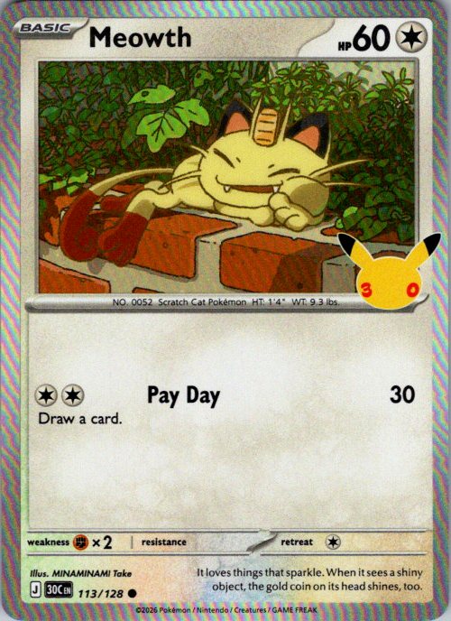 Meowth - 113/128