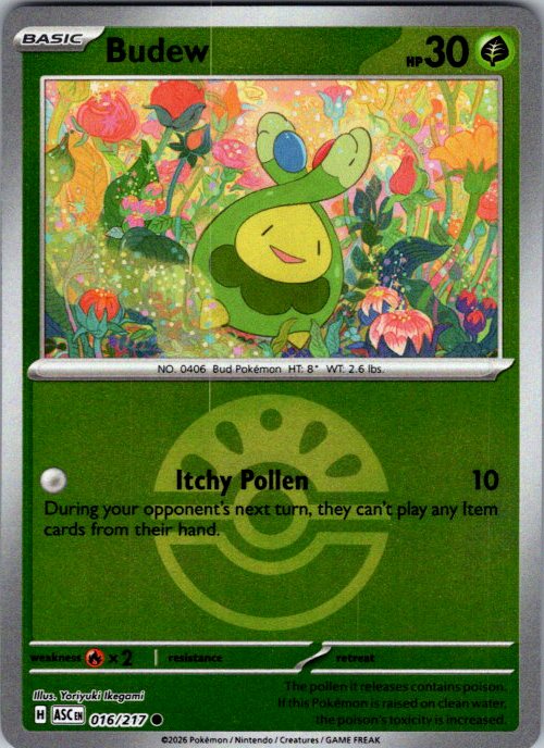 Budew - 016/217 (Friend Ball)