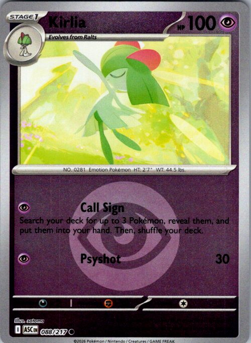 Kirlia (Energy Symbol Pattern)