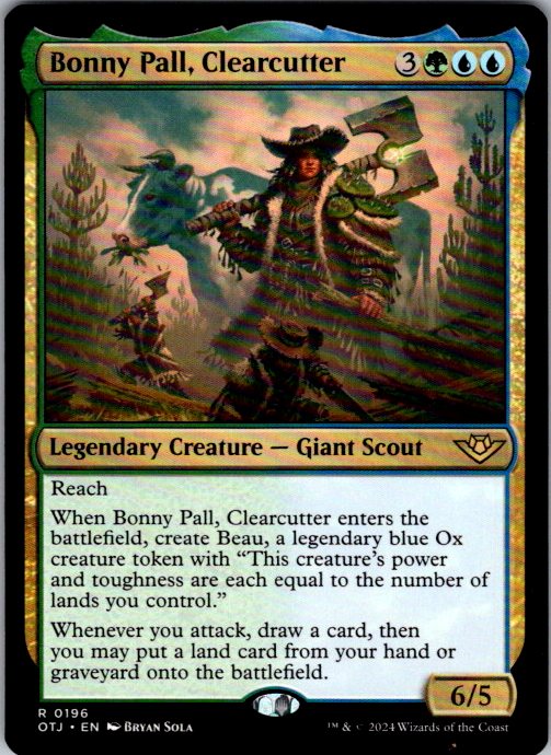 Bonny Pall, Clearcutter