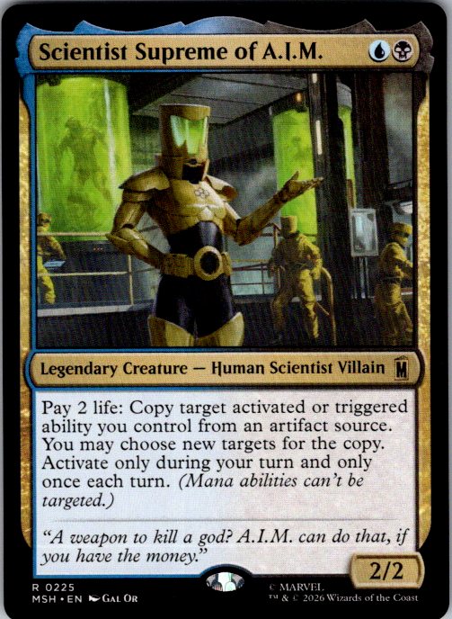 Scientist Supreme of A.I.M.