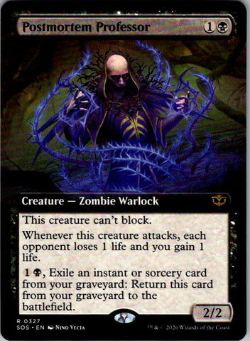 Postmortem Professor (Extended Art)