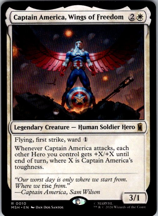 Captain America, Wings of Freedom