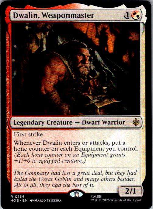 Dwalin, Weaponmaster