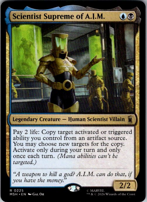 Scientist Supreme of A.I.M.