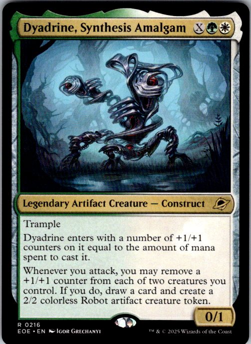 Dyadrine, Synthesis Amalgam
