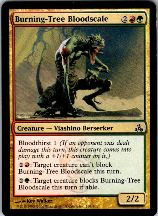 Burning-Tree Bloodscale