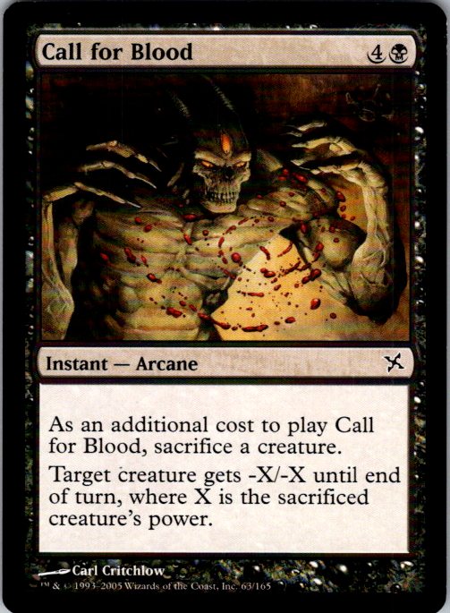 Call for Blood