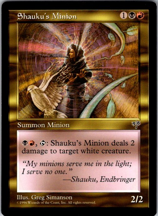 Shauku's Minion