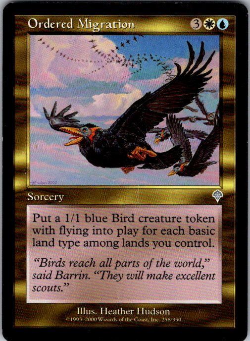Ordered Migration